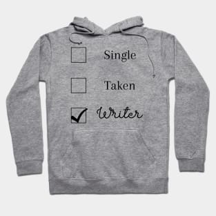 I'm a Writer (black text) Hoodie